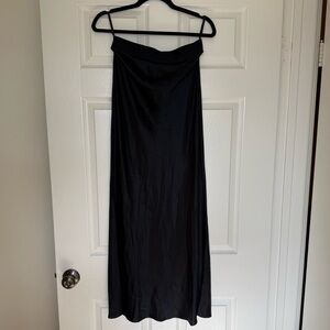 Quince silk Maxi Skirt